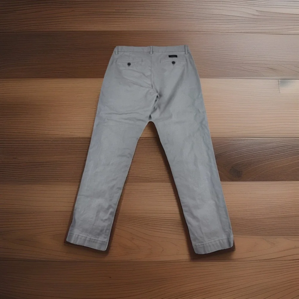 Banana Republic Mason Stretch Chino Pants Men‎ 31x30 Grey Athletic Tapered
